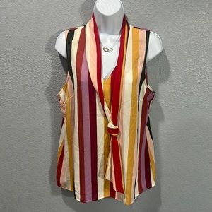 NWT Label brand sleeveless blouse